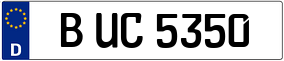 Truck License Plate